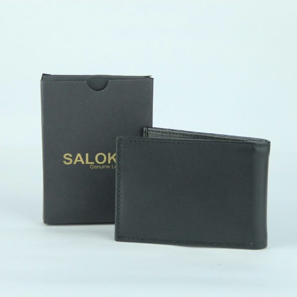Saloka Premium Genuine Leather Mini Wallet – Compact & Stylish