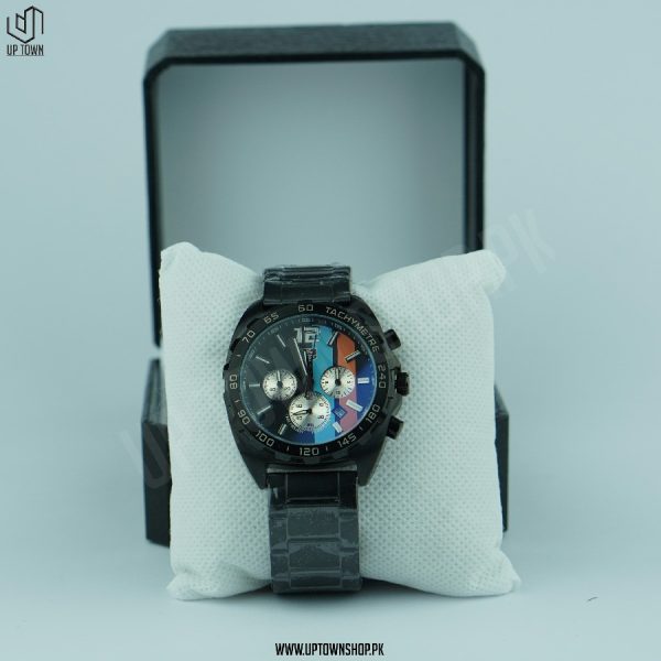 Tag Heuer Formula 1 Tachymeter Black Chain Watch