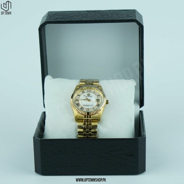 Proking 4001MD Billionare Diamond Gold Watch