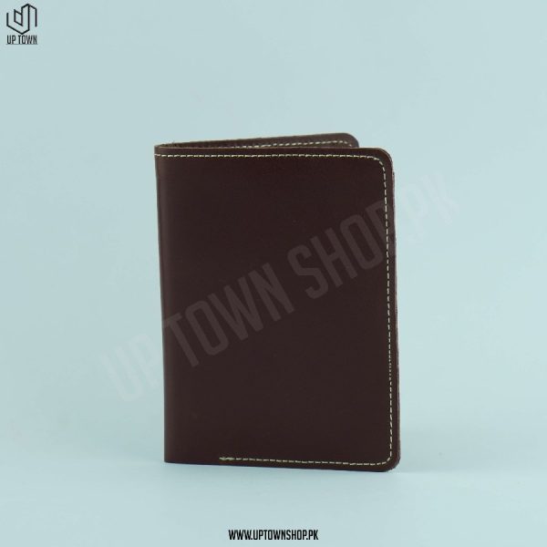 Real Leather Slim Style Medium Size Wallet with Pen Hanger W8