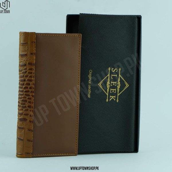 Sleek Original Leather long Wallet Crocodile line