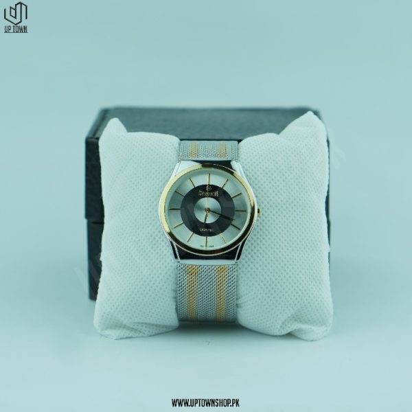 Sveston Emperor SV-1901G Gold Silver Watch