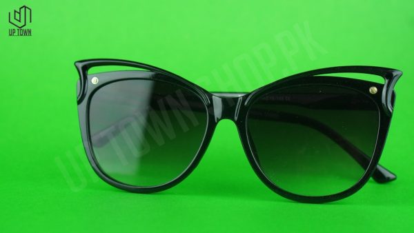 Black Cat-Eye Brow Style Glasses-Girl