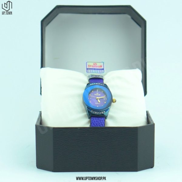 Sveston SV-11124 Blue Diamond Dial Girl Watch