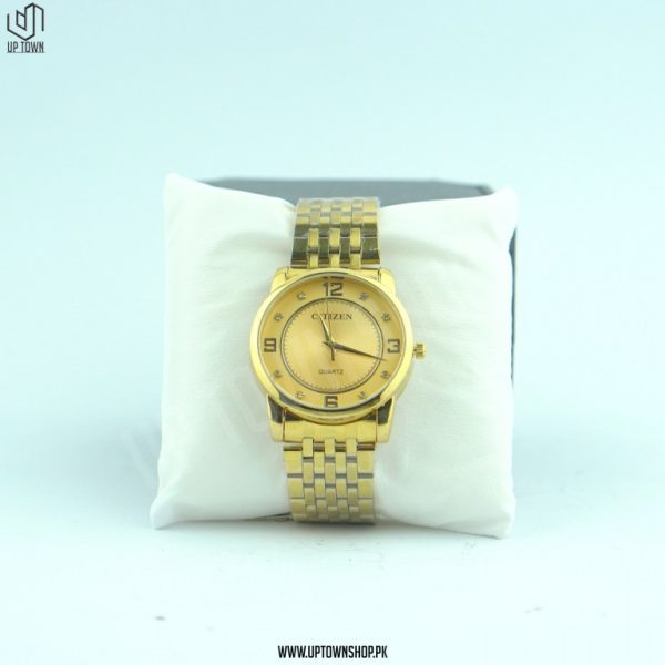 Gold Class Diamond Men Chain Watch CT-1176